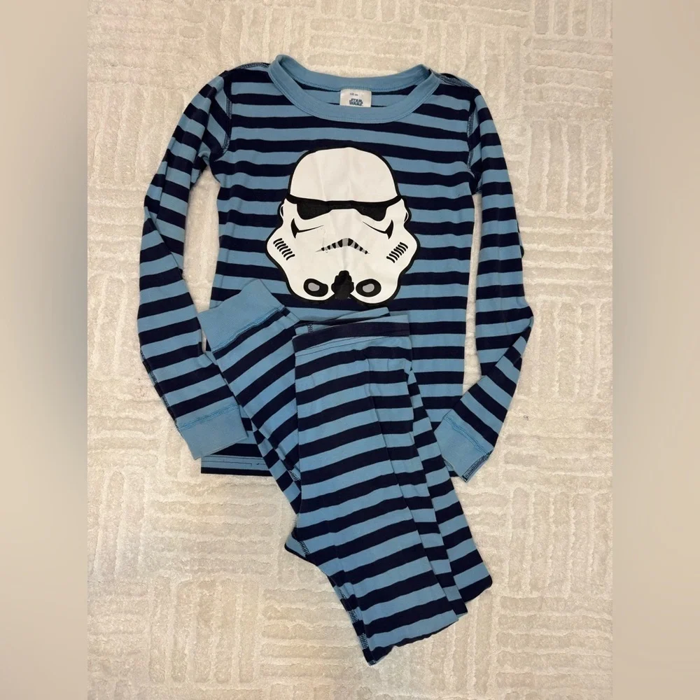 Hanna Andersson Star Wars Storm Trooper Long Sleeve Pajama Set 12